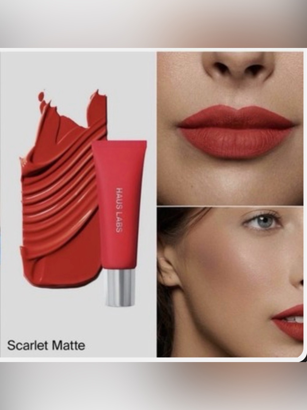 Haus Labs By Lady Gaga Hy-Power Pigment Paint Cream - Scarlet Matte Red